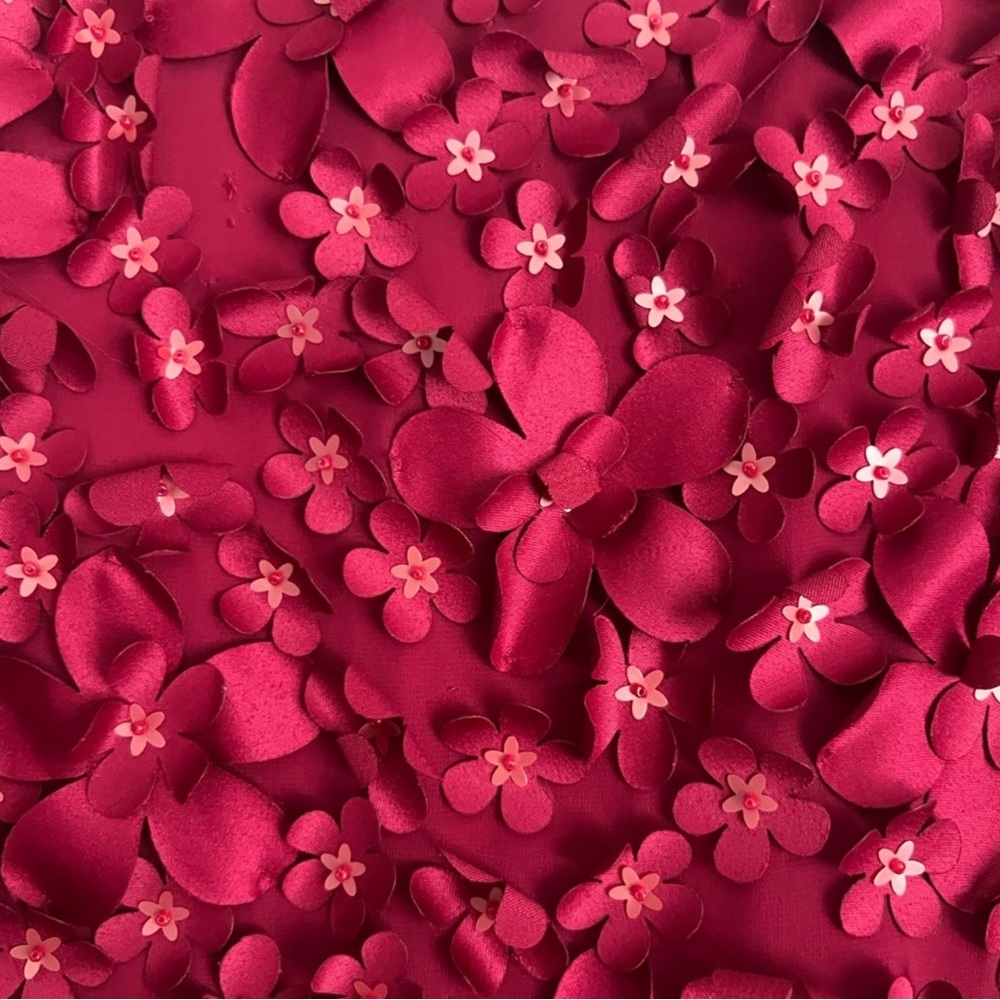 Varun Bahl Red Flower Top - Picture 4 of 12